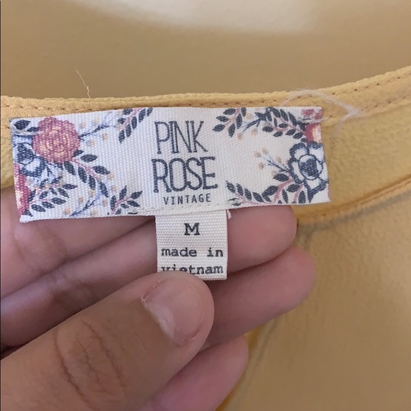 yellow long sleeve shirt - Picture 3 of 3